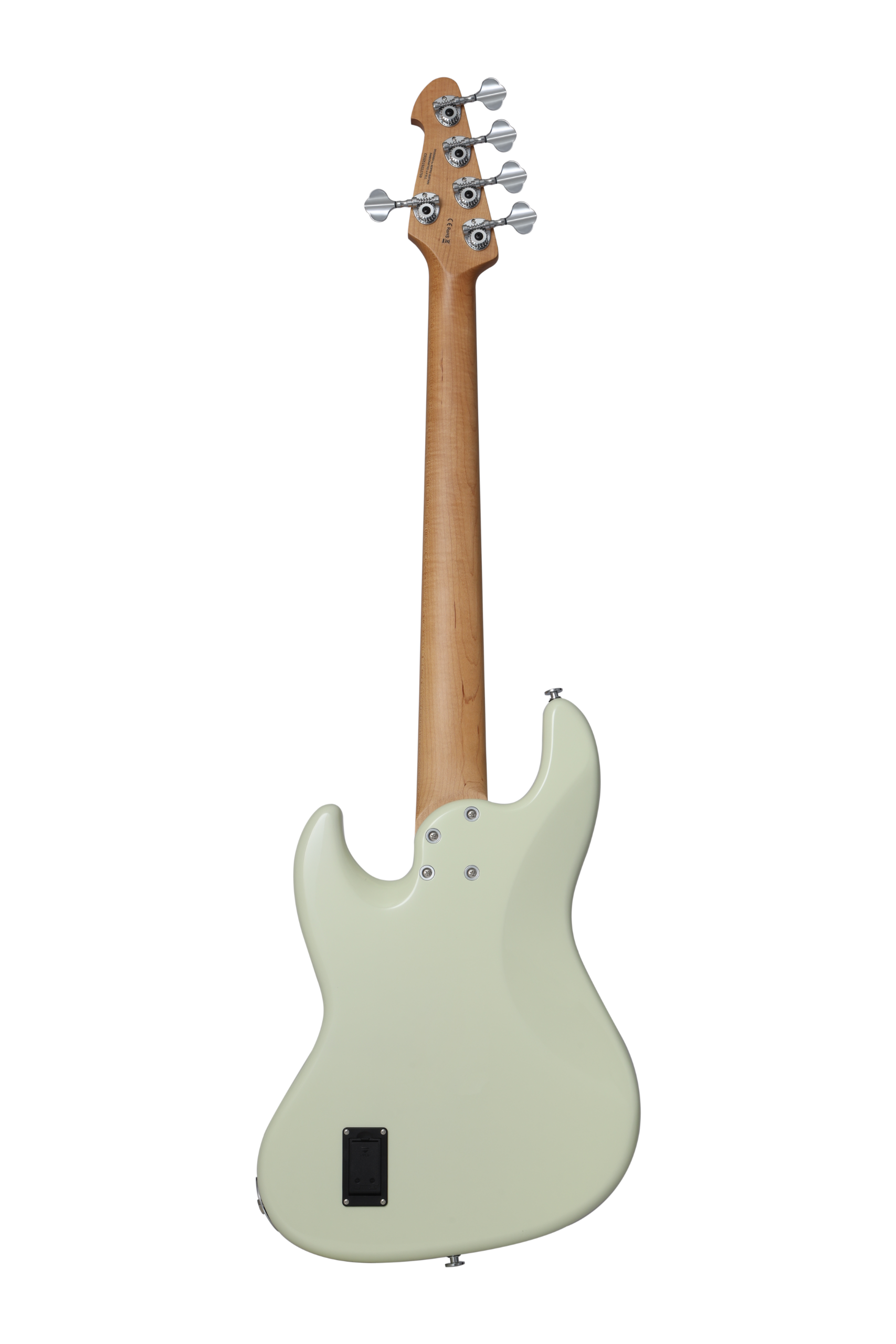 KJB5-Standard Rosewood Act Bass Olympic  White